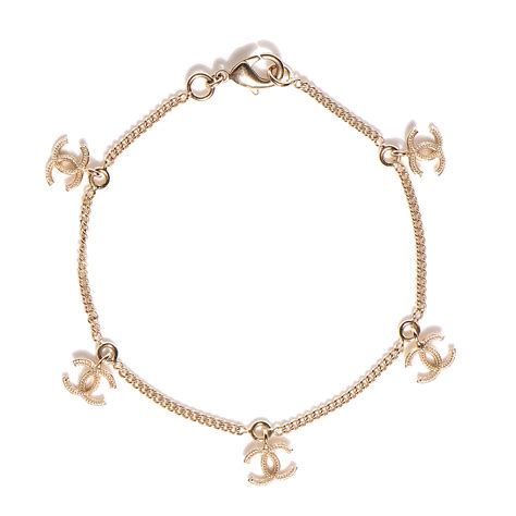 chanel logo bracelet white gold|Chanel bracelets wholesale.